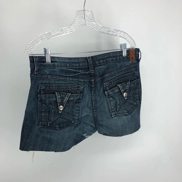 People’s Liberation cutoff jean shorts 31 distressed Y2K - Picture 5 of 7